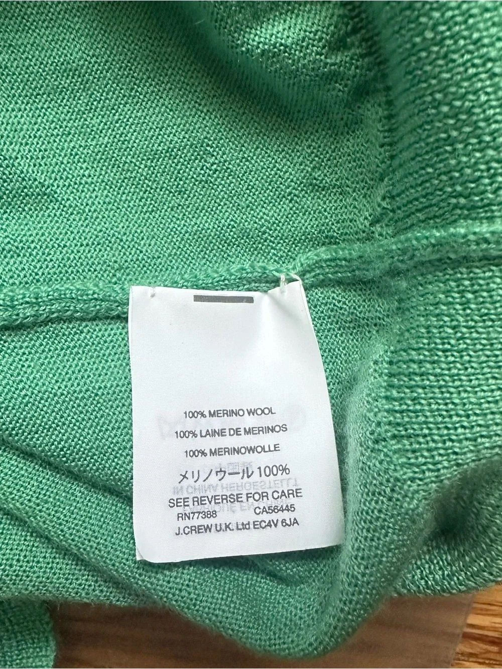 J. Crew Tippi Merino Teal Wool Sweater Size Medium
